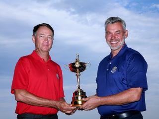 Runners with their Ryder: but will Davis or Darren have the last laugh in Minny?